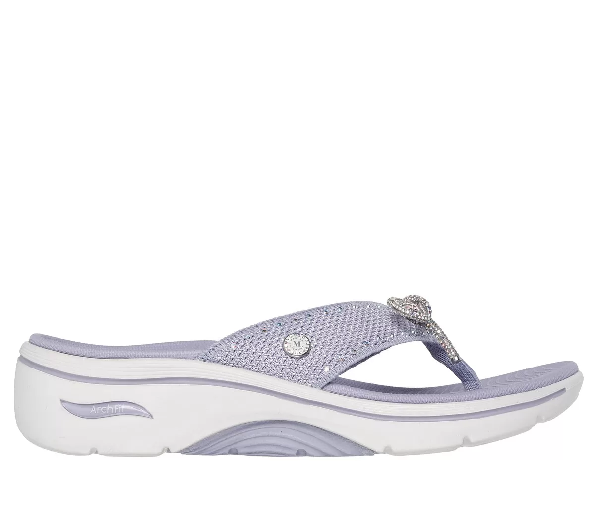 Martha Stewart: GO WALK Arch Fit 2.0 Sandale – Glimmer