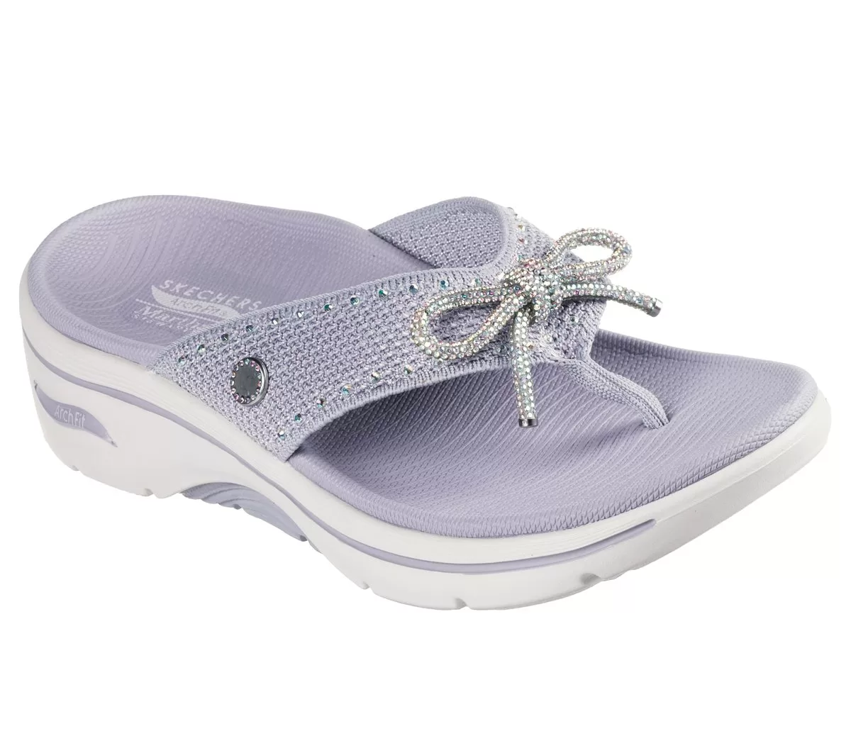 Martha Stewart: GO WALK Arch Fit 2.0 Sandale – Glimmer Martha Stewart: GO WALK Arch Fit 2.0 Sandale – Glimmer
